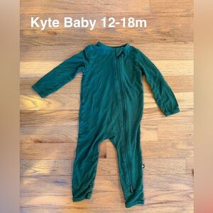 Kyte BABY Green Kids One Piece Footie